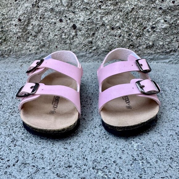 BIRKENSTOCK Pink Milano Sandals Girls US 4 EU 22 Baby Girl Toddler Shoes - Picture 7 of 11